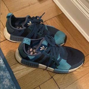 Limited edition adidas NMD blue camo
